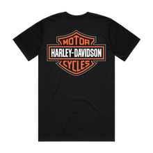 Load image into Gallery viewer, Harley Logo Short Sleeve Tee (Black)
